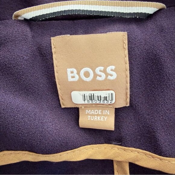 BOSS Purple Junata Jacket and Tacilana Pantsuits Size 6/4 - 41330 - Picture 13 of 16